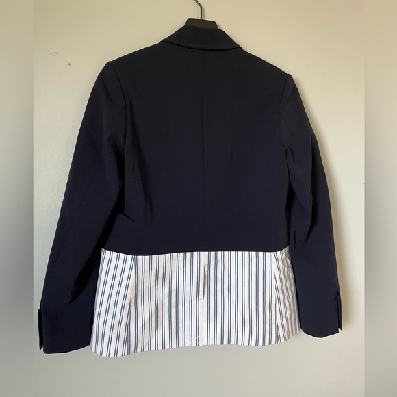 Tanya Taylor Darwin Striped & Navy Blazer Women's 2 - Picture 6 of 9